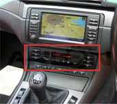 BMW E46 Climatronic - Moldura/suporte de realocação