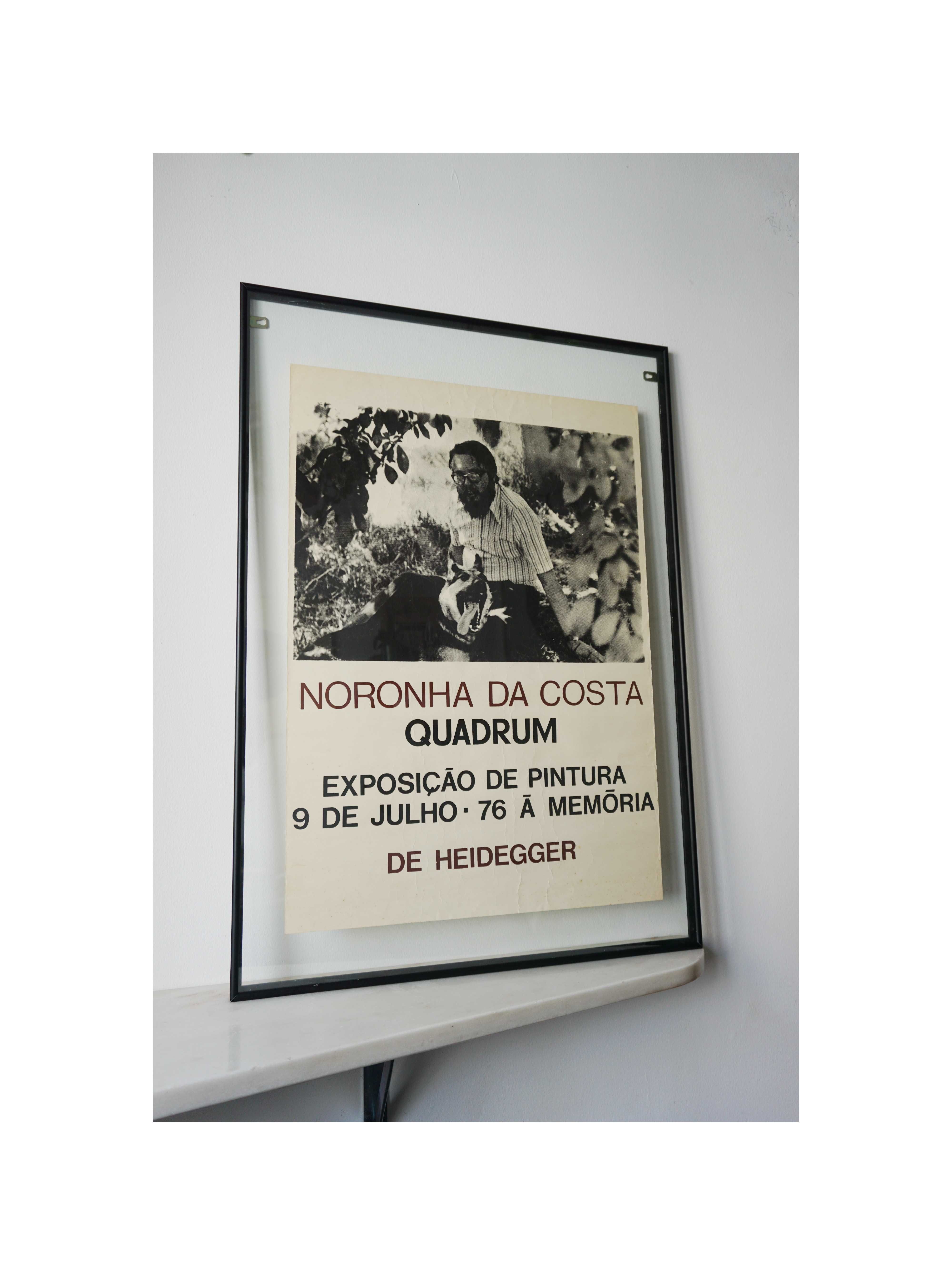 Cartaz / Poster Exposição Noronha da Costa - Galeria Quadrum 1976