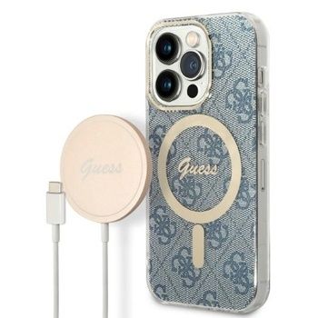 Oryginalna Ładowarka Indukcyjna GUESS Magsafe + etui 4G Iphone 14 Plus