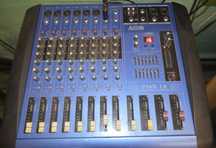 Power Mixer ADS PMR10 + kolumny ze statywami Hand Box LPX403