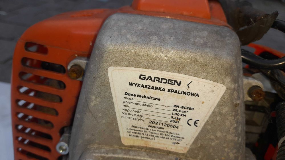 kosa podkaszarka spalinowa wykaszarka Garden