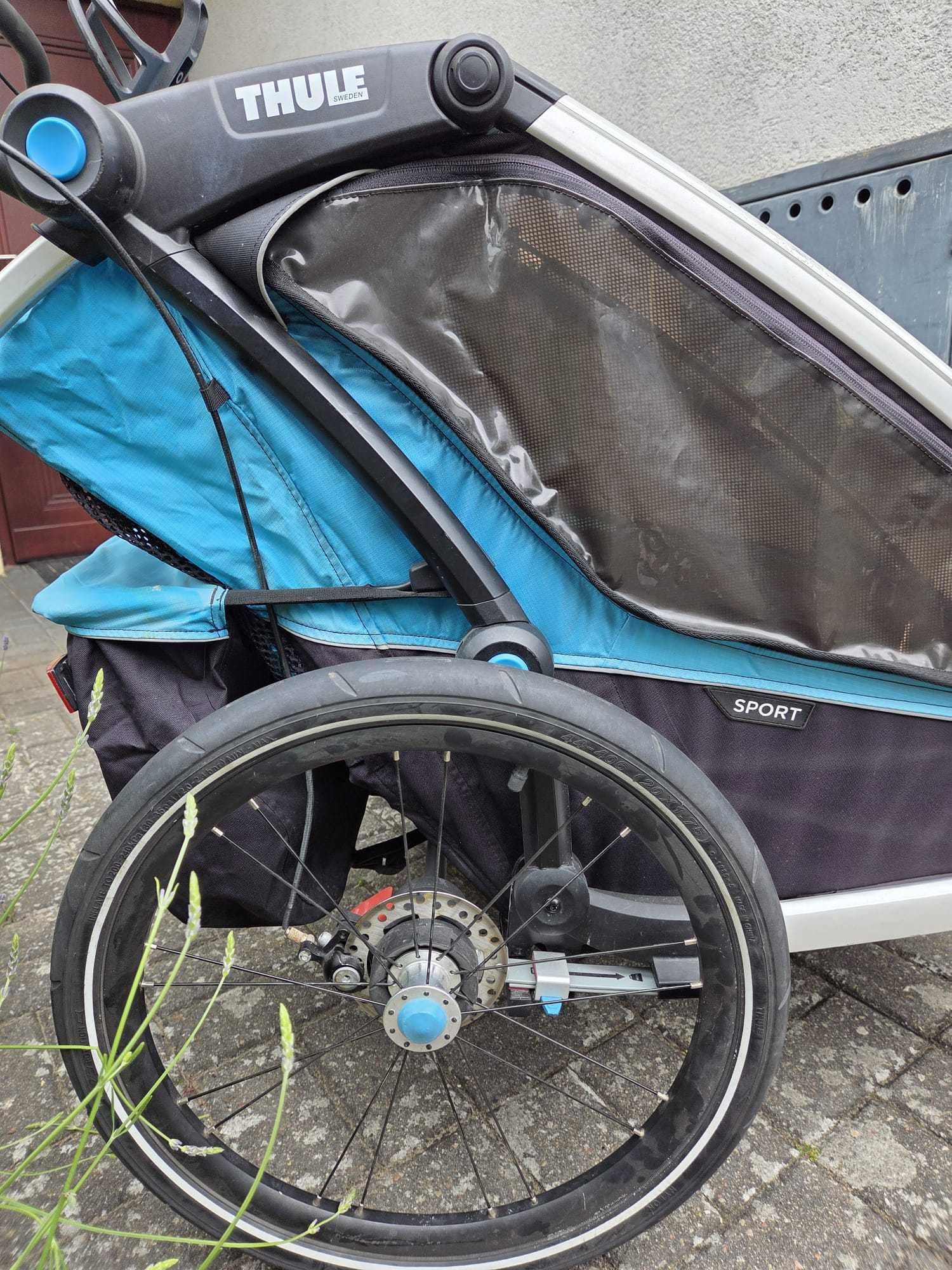 Wózek Thule  Sport wersja duble przyczepka rowerowa