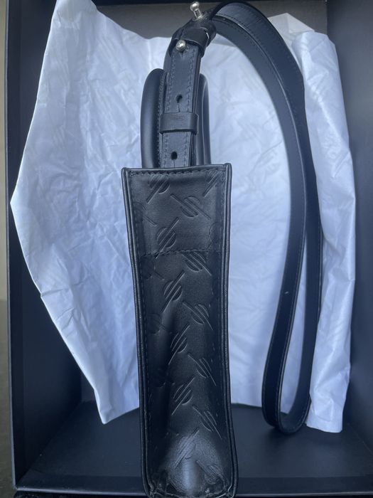 Шкіряна сумочка з колаборації daily paper&filling pieces