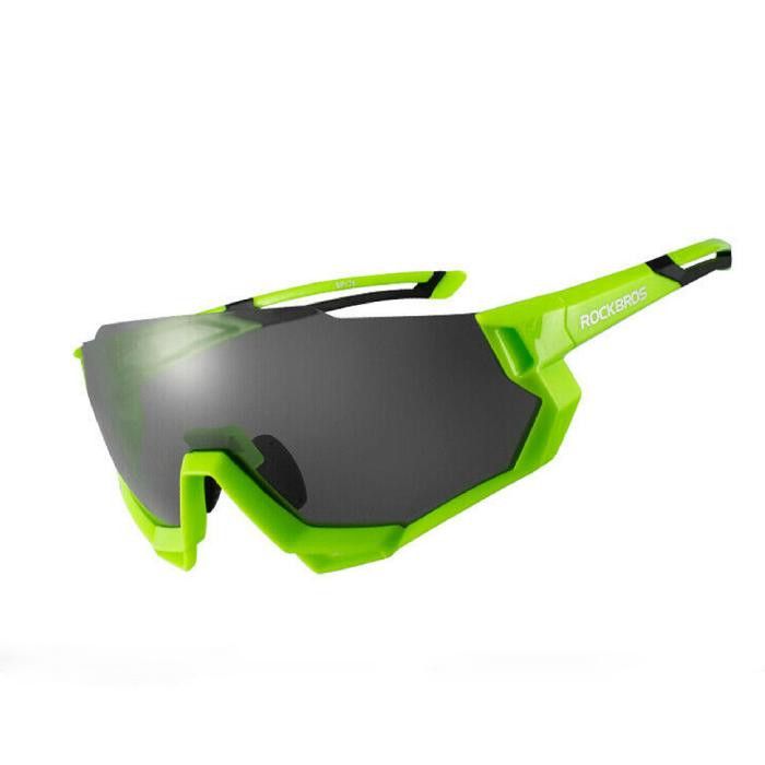 Okulary rowerowez polaryzacją, wymienne UV400 ROCKBROS (10133) zielone