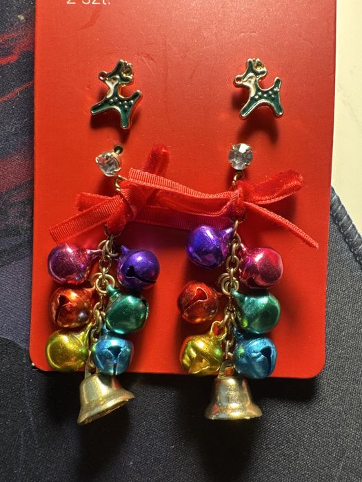 Kolczyki świąteczne 2 sztuki