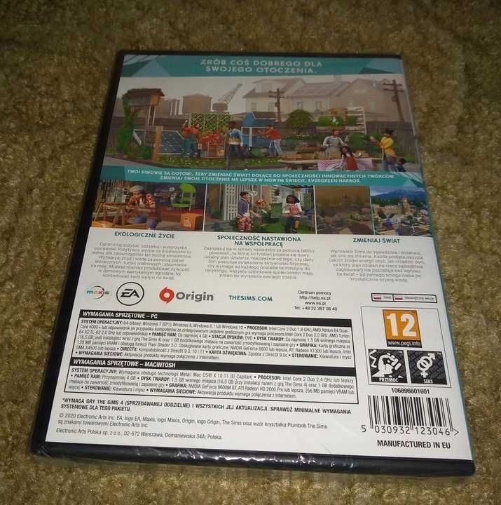 The Sims 4 Życie Eko NOWA / FOLIA