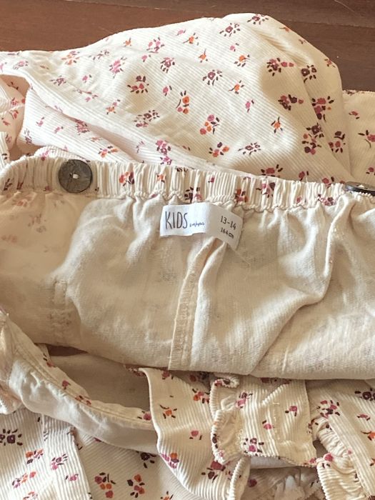 Macacão Bege Florido