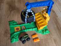 HOT WHEELS MONSTER TRUCK ZESTAW Arena Smahers Masywny ładunek + autko