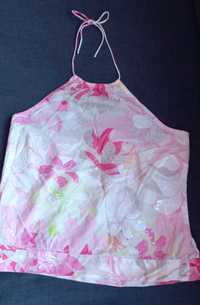 bluzka damska z wiązaniem na szyi roz. 40/L