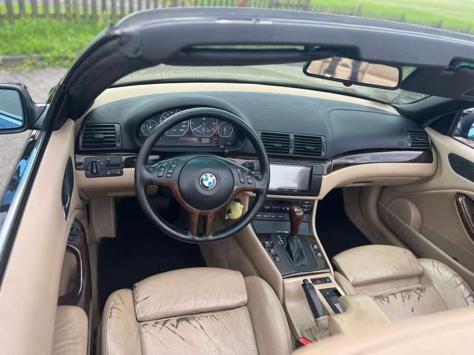 BMW E46 cabrio 3.0 automat, gaz.