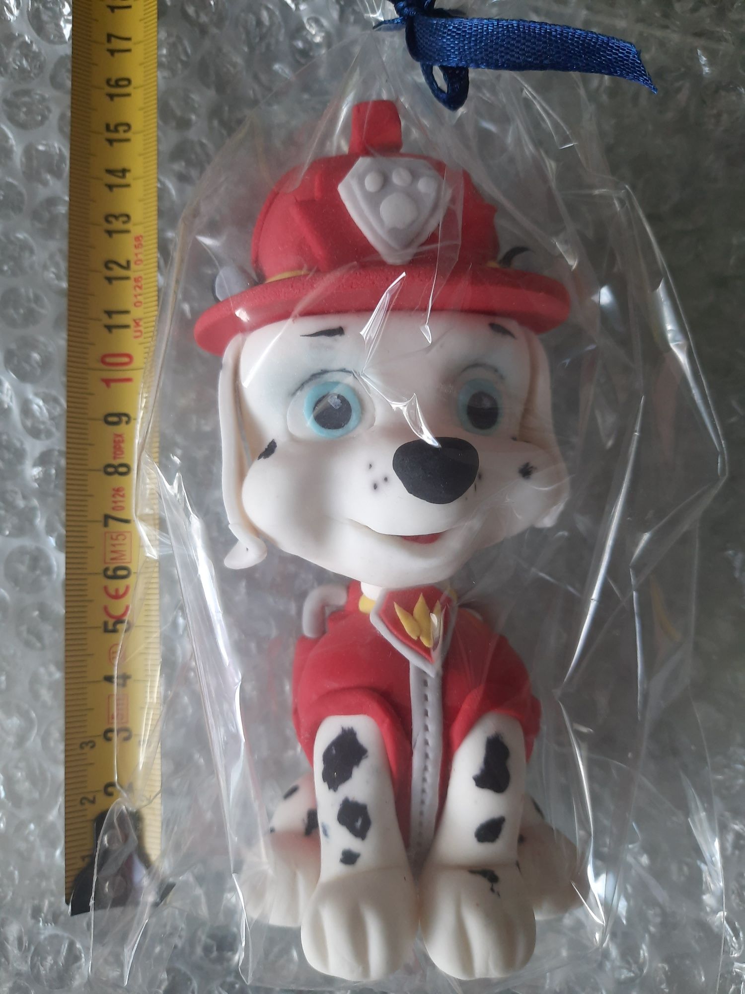 Figurka na tort, miś z masy cukrowej