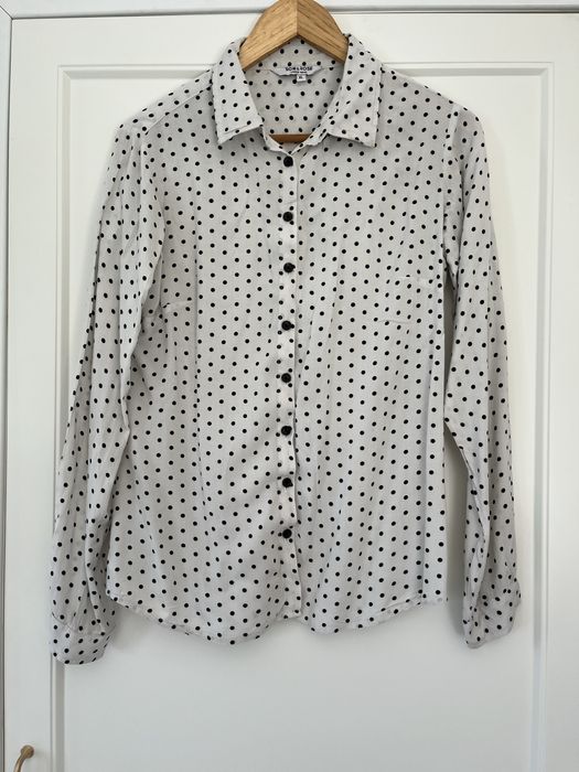 Koszula w kropki groszki XL