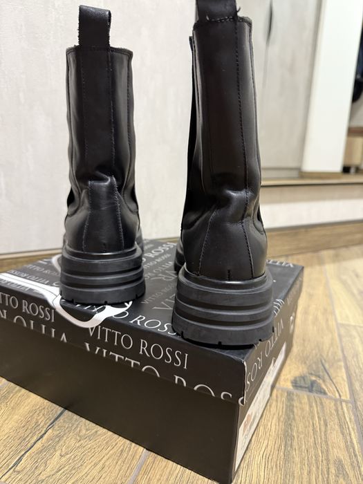 Ботінки-черевики зимові з натуральнлюої шкіри