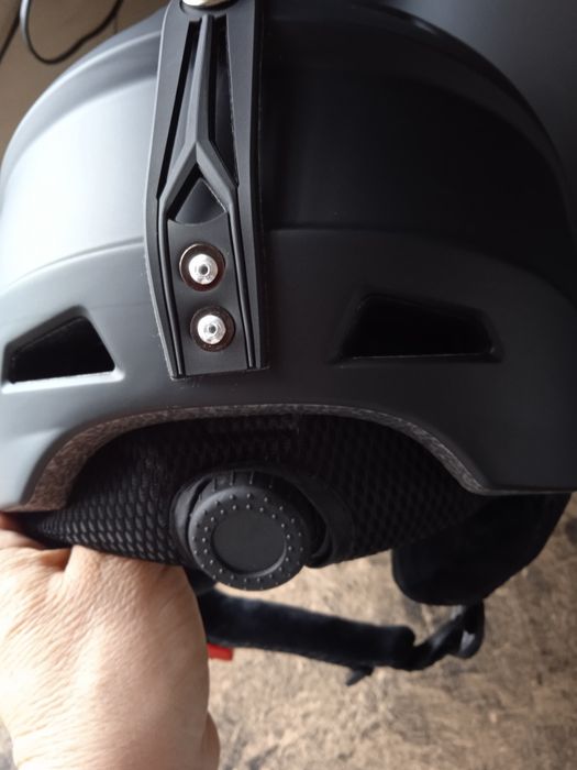 Kask , gogle narciarskie