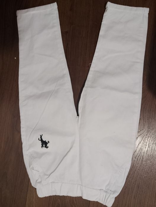 Spodnie 110 białe