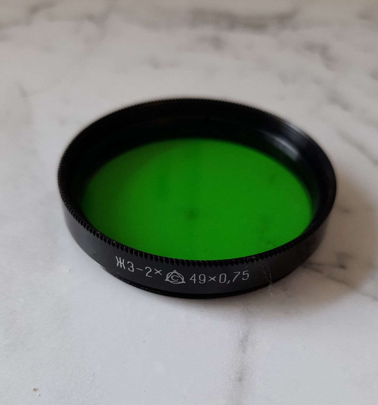 Filtr fotograficzny zielony, 49 x0,75
