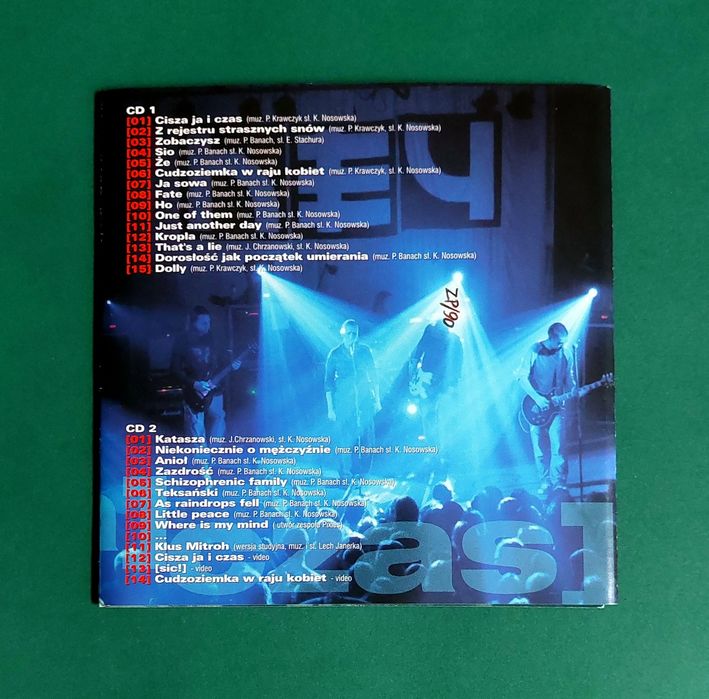 Hey [koncertowy] Nosowska live na żywo 2CD sic teledyski Janerka