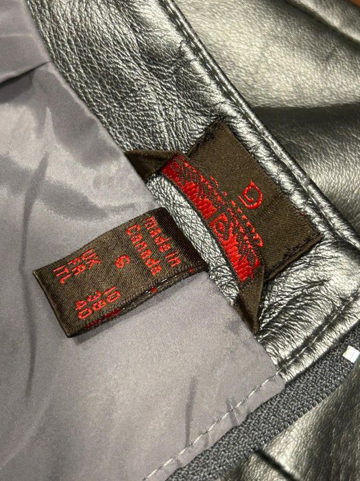 Komplet kurtka i spódnica skóra naturalna