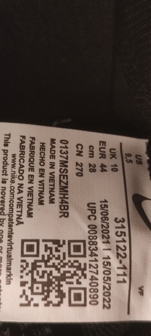 Nike air fofce 1' 07 czarne  męskie