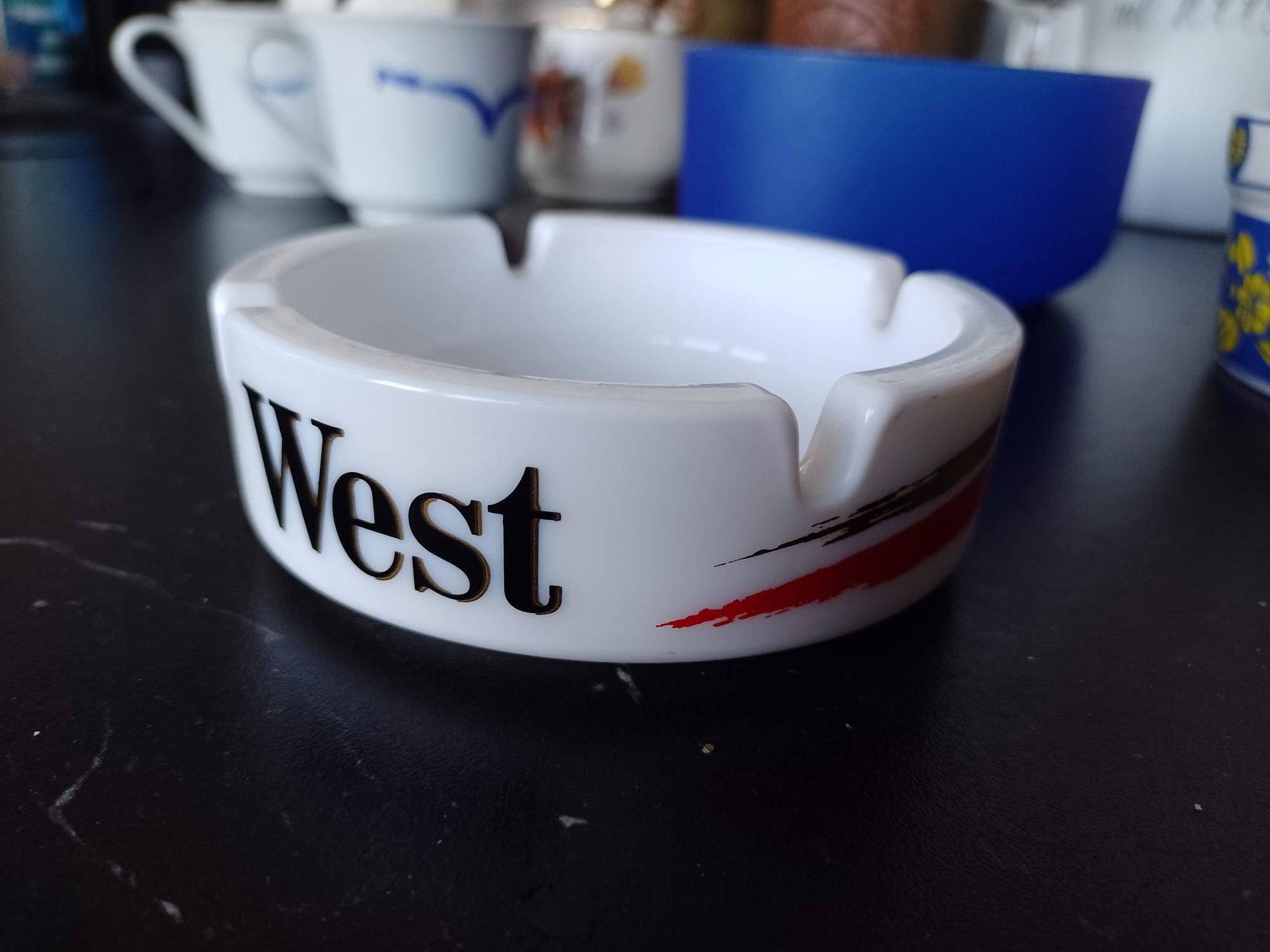 Vintage popielniczka popielnica West logo