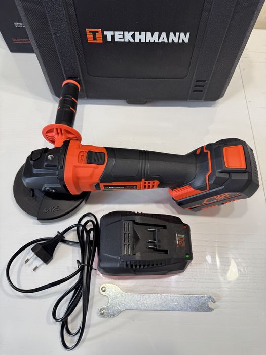 Шлифмашина угловая аккумуляторная Tekhmann TAG-125/i20 kit