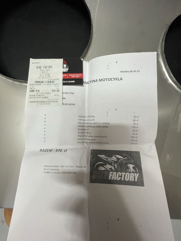 Sprzedam kawasaki z750 gotowe do jazdy