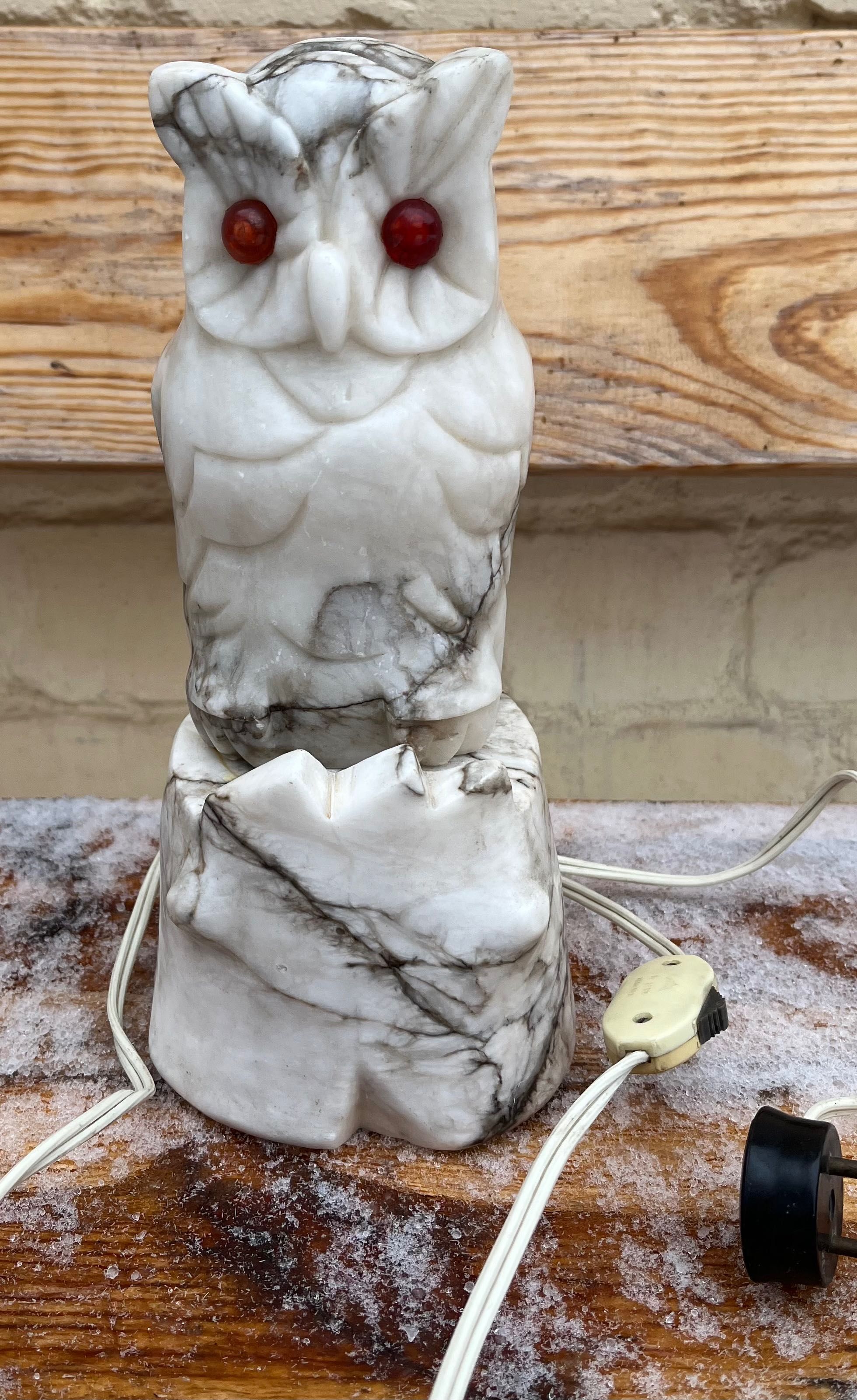 Статуэтка ваза мрамор сова Мальва коростень трегубова