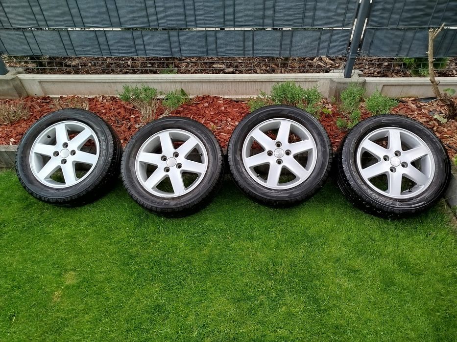 Alusy alufelgi z oponami 15 cali - 4 sztuki