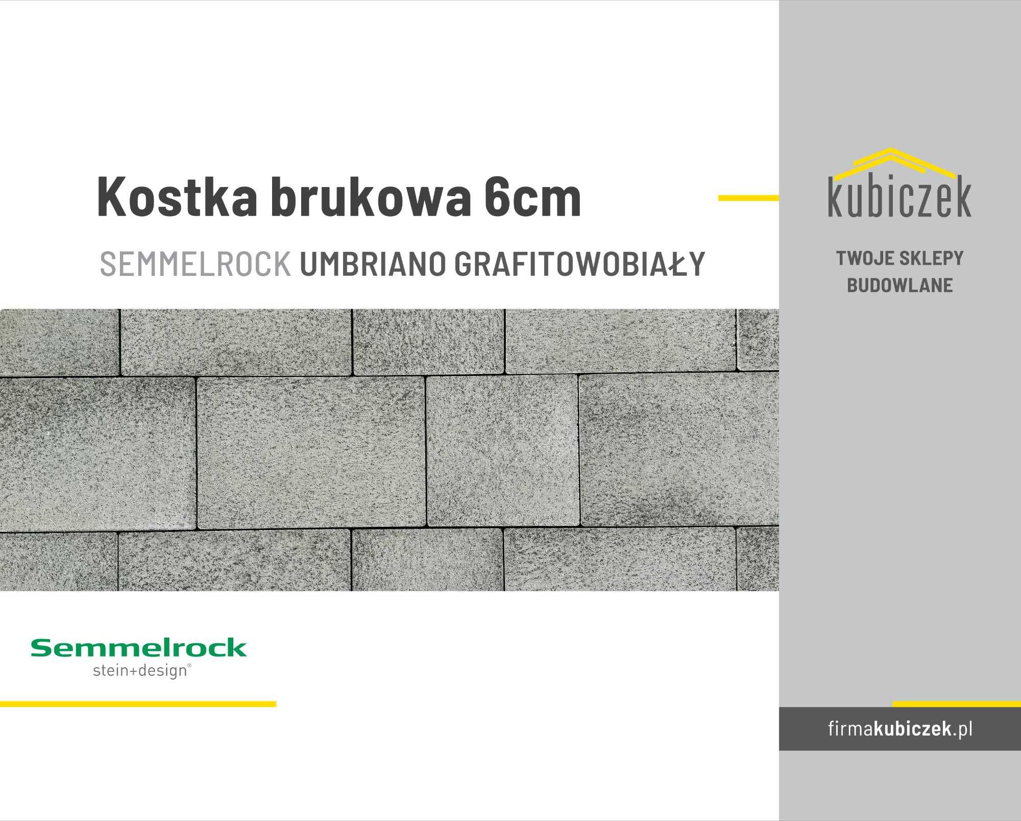Najdroższa kostka brukowa SEMMELROCK UMBRIANO grafitowobiały