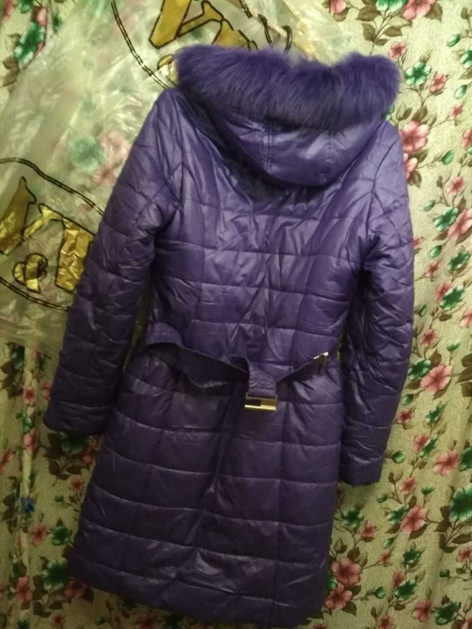 Зимняя куртка на девочку-подростка (154-164 см) теплая