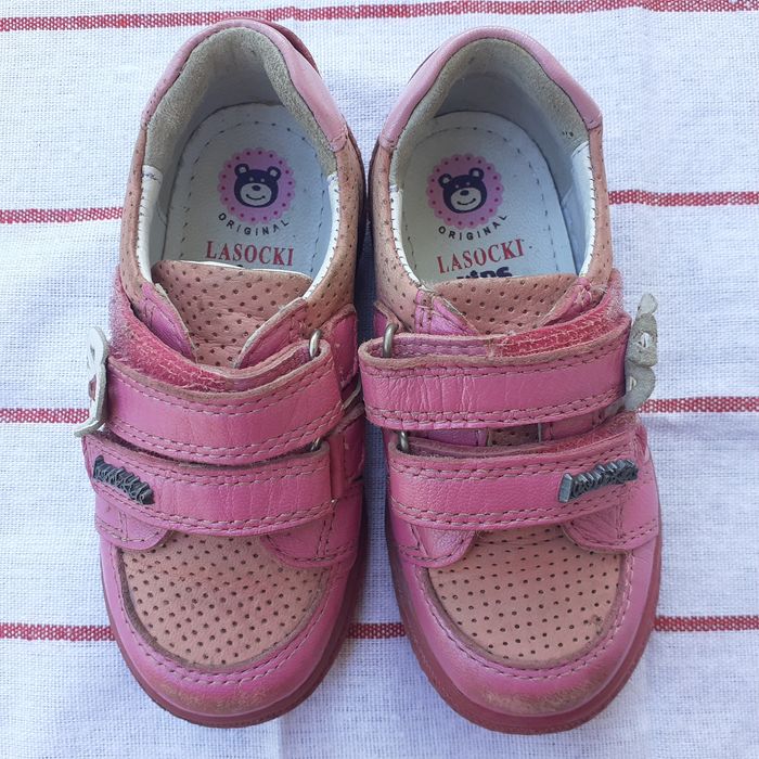 Różowe buty na rzep rozmiar 23,Lasocki Kids