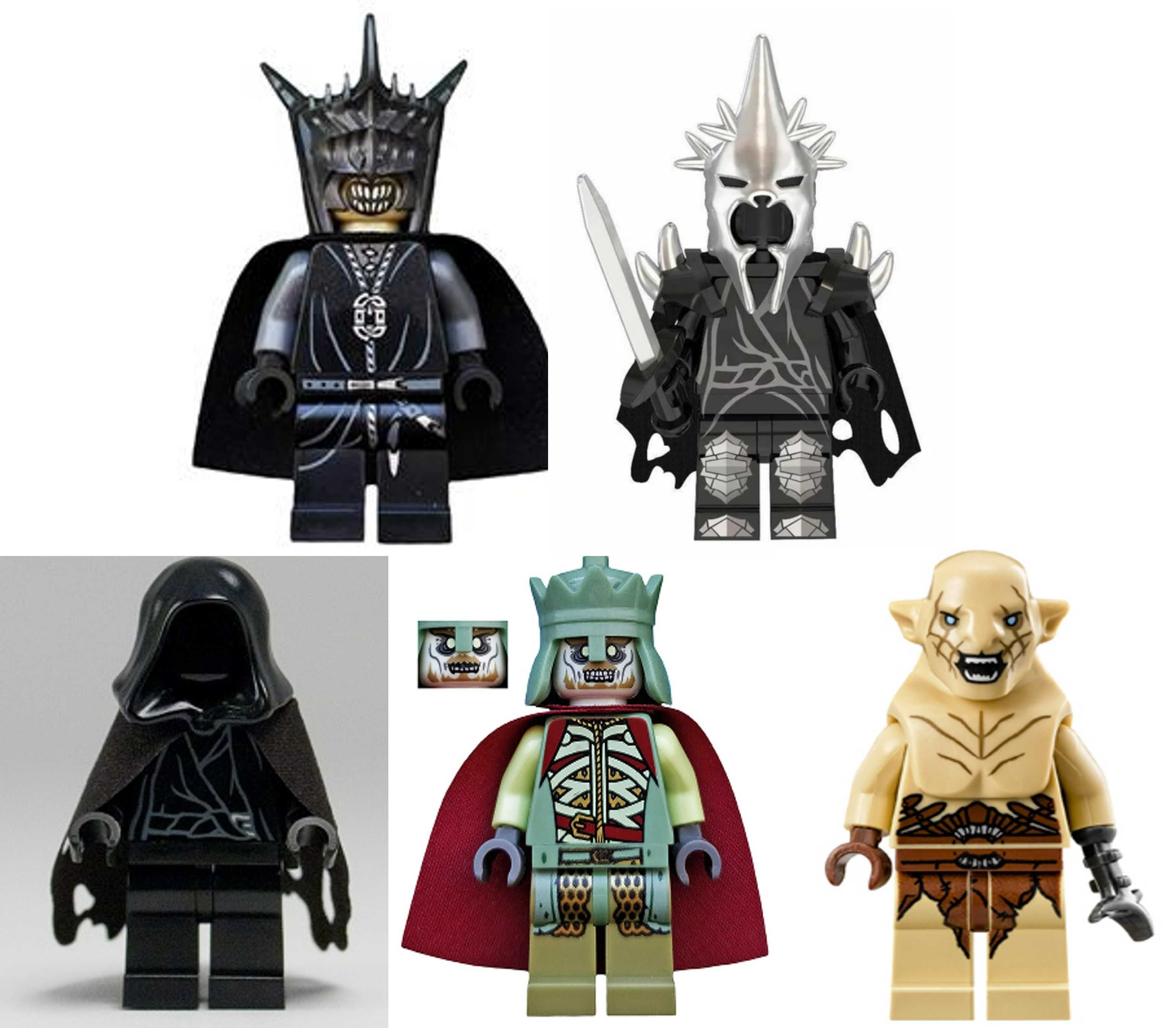 Minifigurki Lord of the Rings Hobbit 5 sztuk komplet nazgul witch king