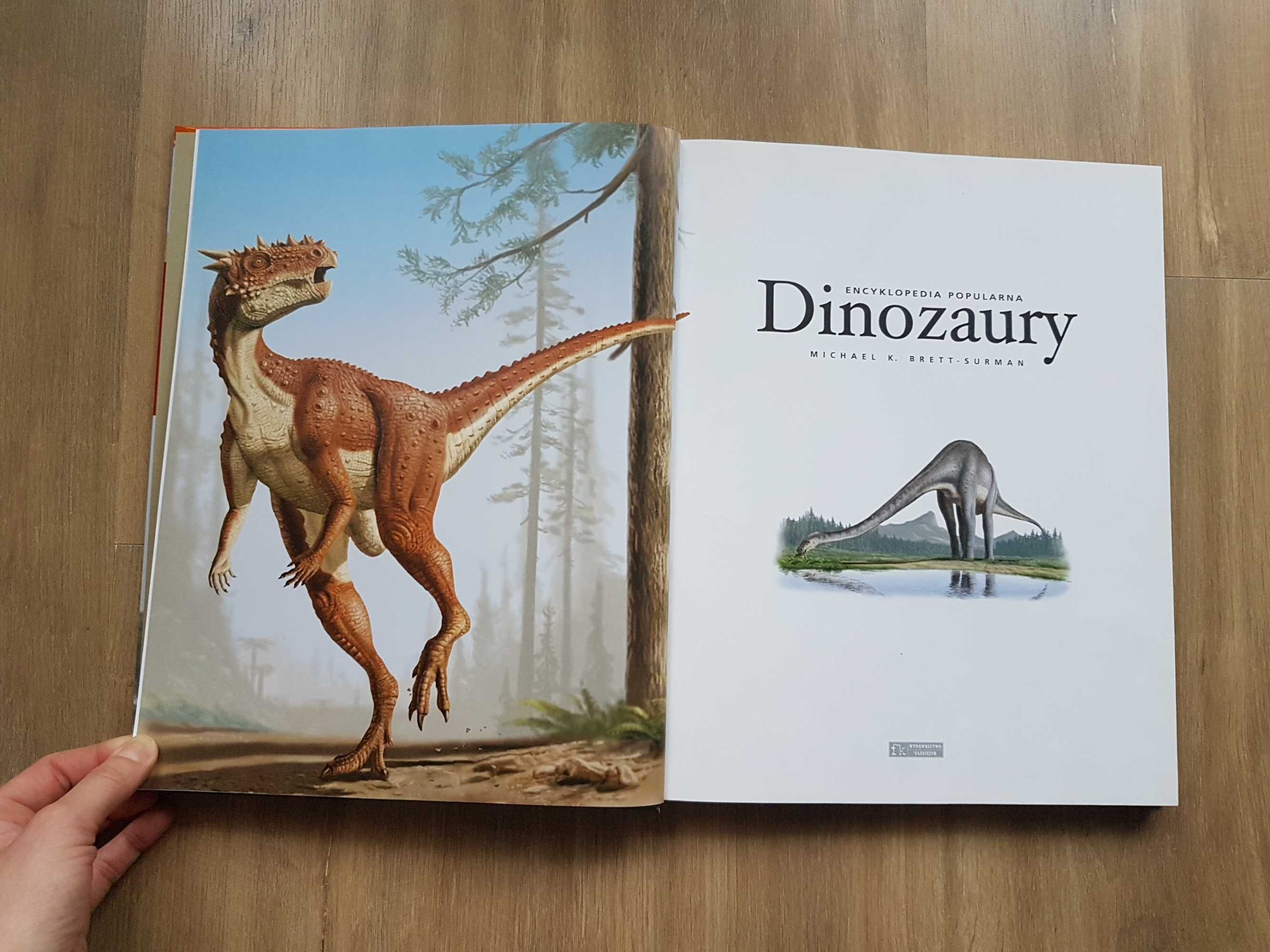 Encyklopedia Popularna A-Z 142 Dinozaury Olesiejuk M K Brett-Surman