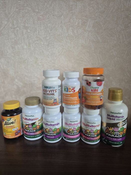 Мультивітаміни,дитячі вітаміни,alive,now kids,California,Animal Parade