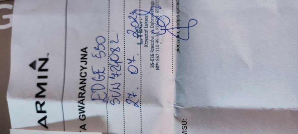 Komputer Garmin edge 530