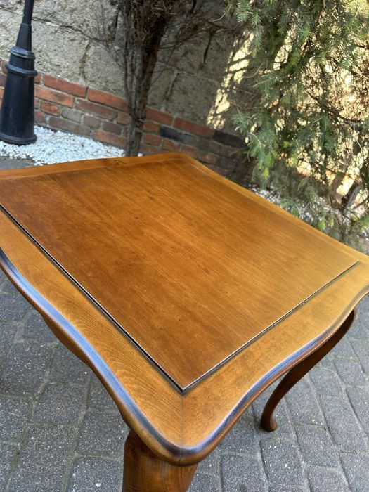 Stylowa Ława Ludwikowska Ludwik Stolik Kawowy Po Renowacji