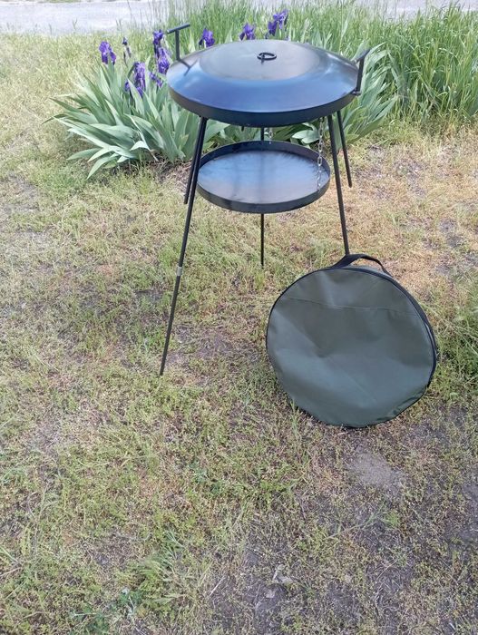 Сковорода з диска борони для багаття мангалу подарунок куму