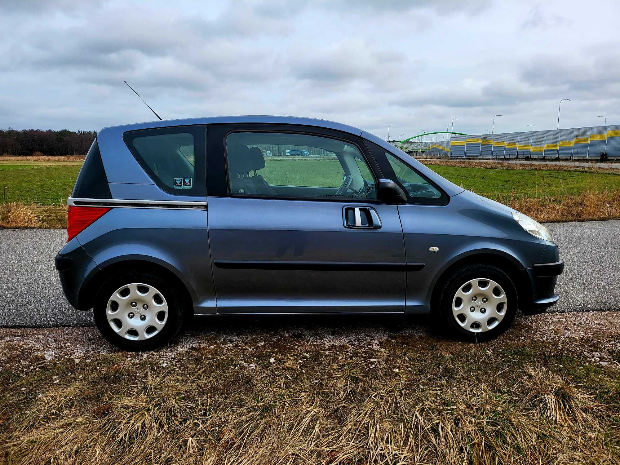 PEUGEOT 1007 1.4 HDI klima el.otwierane drzwi tempomat hak JAK NOWY