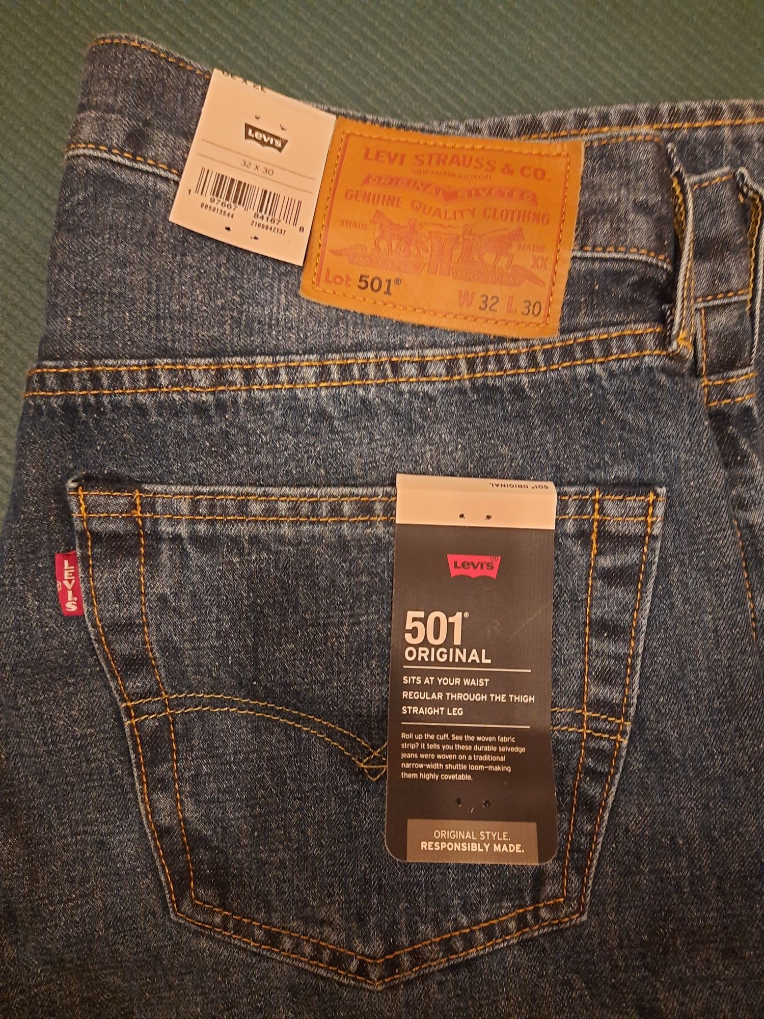Levis 501 selvage selvedge джинси нові w32 l30