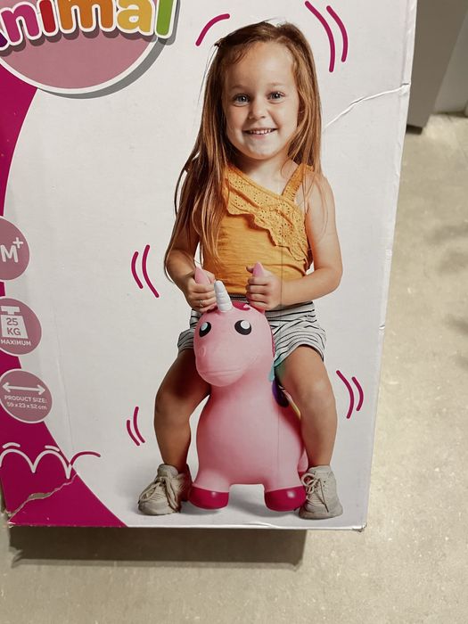 Nowy skoczek jednorozec Action zabawka do skakania