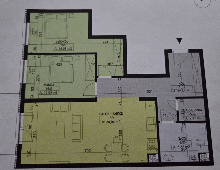 Mieszkanie bezczynszowe na 1 piętrze