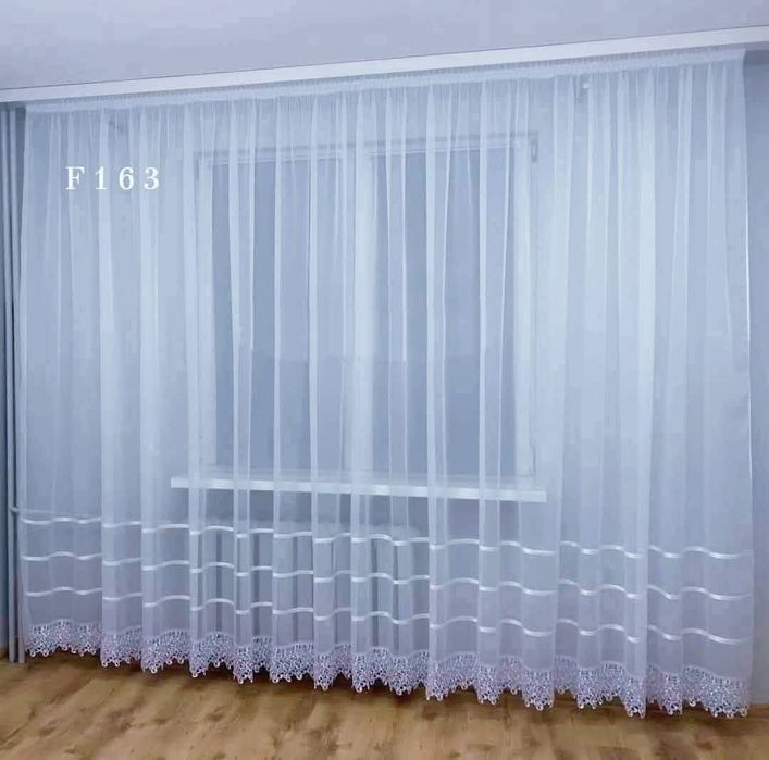 Firana woalowa na taśmie 500/225