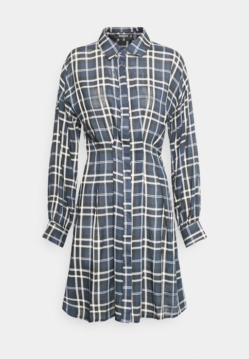 Sukienka koszulowa w kratę Missguided 36
