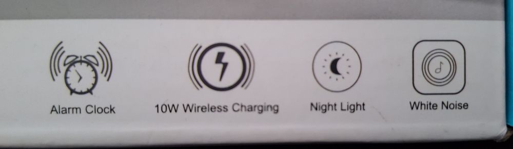 Wielofunkcyjny zegra/ budzik z ładowarką