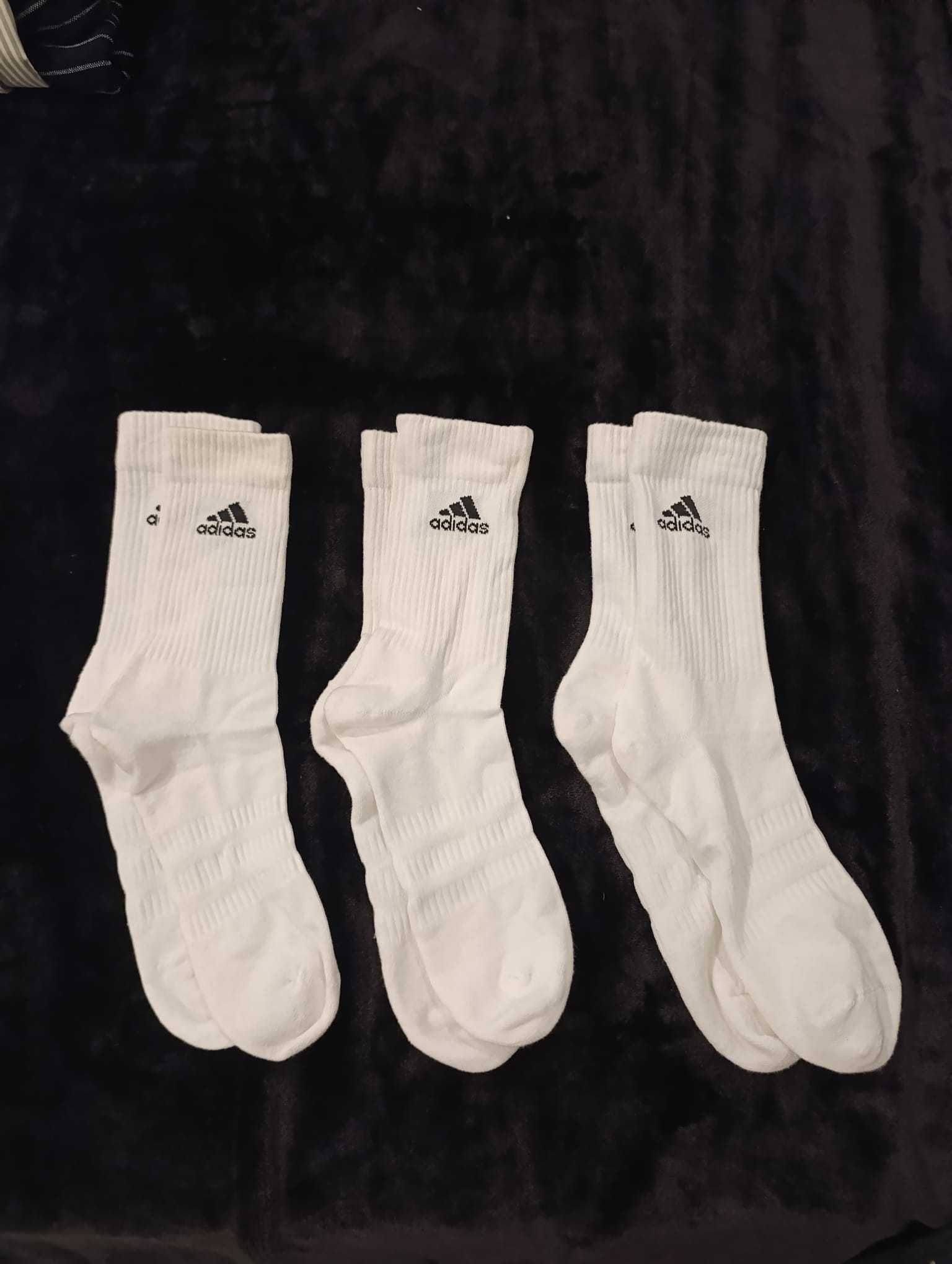 Lote 3 pares de meias adidas novas