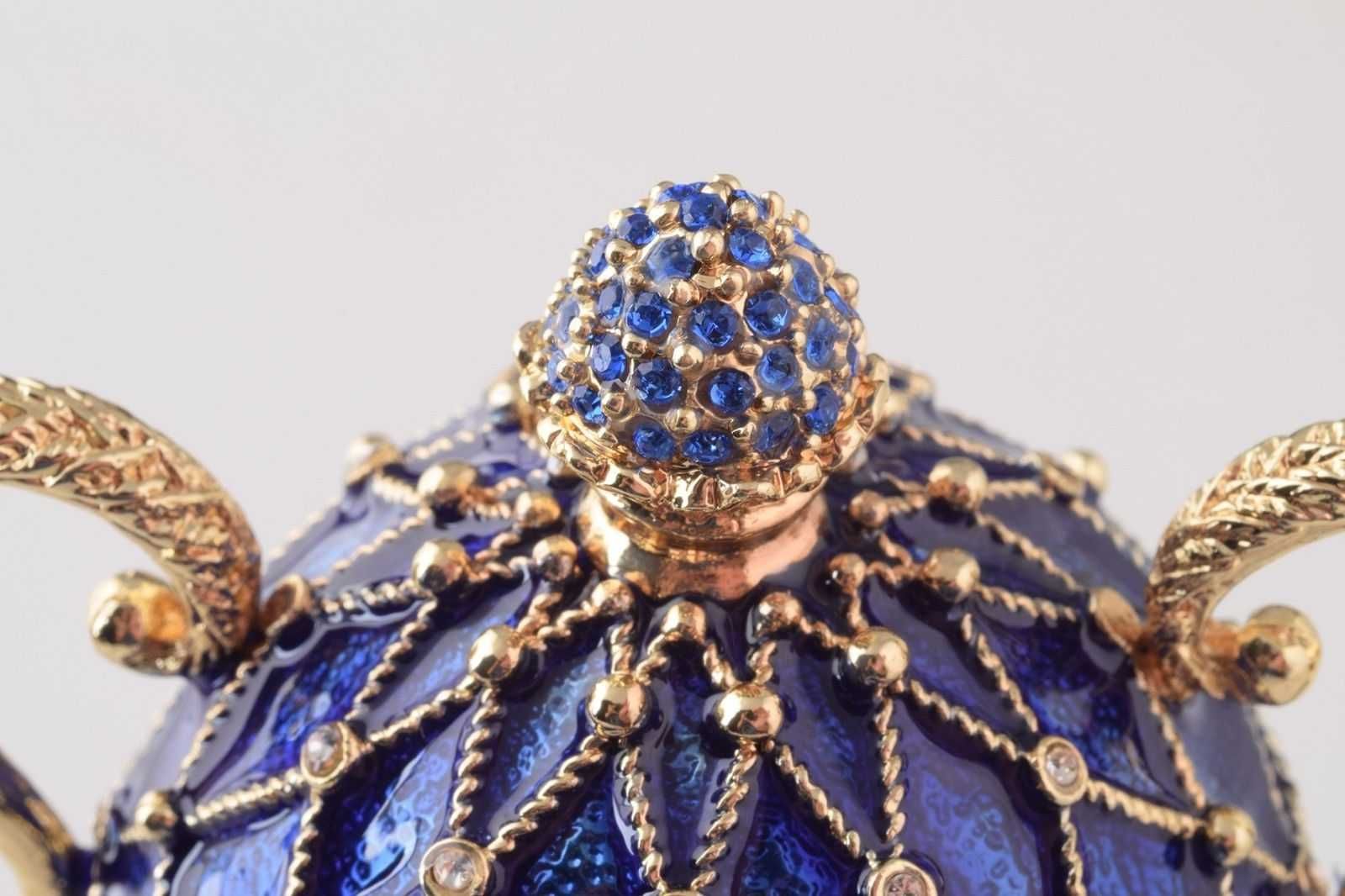 Carskie Jajko Faberge puzderko szkatułka Kolekcja Keren Kopal Unikat