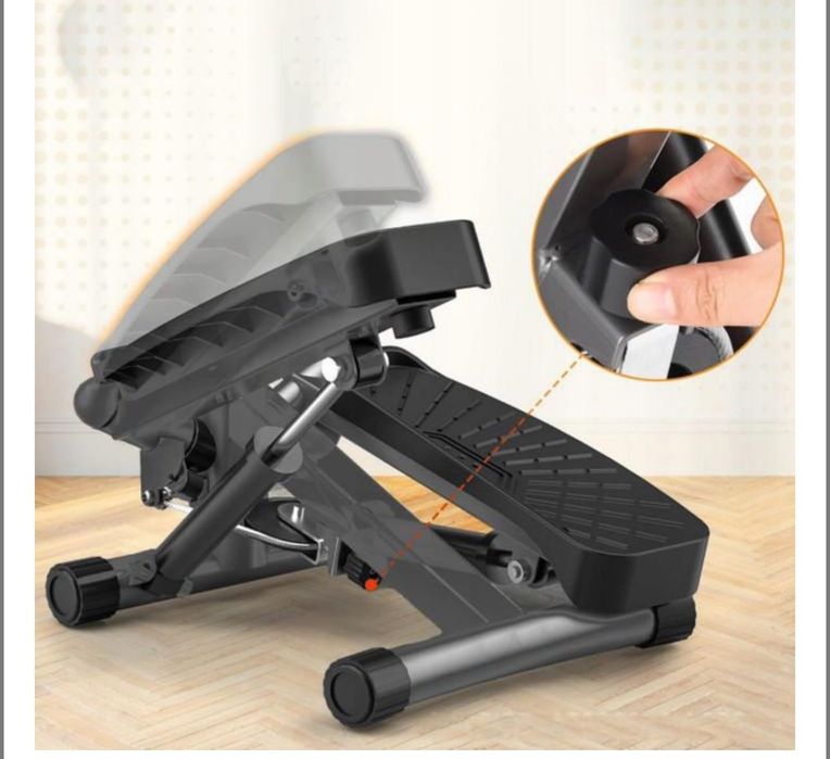 Твіст-степер  регулюючий  із еспандерами 2в1