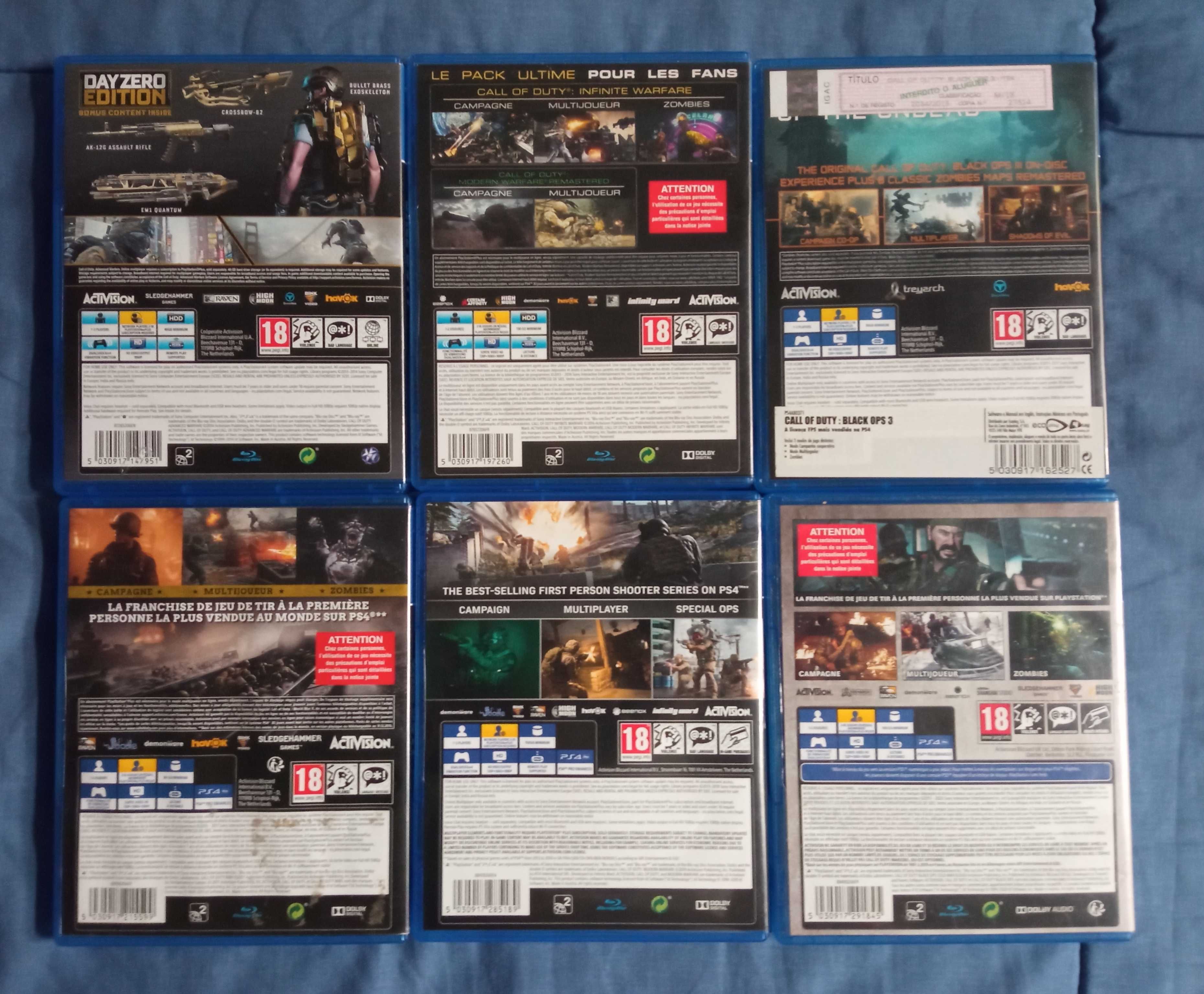 PS4 - Lote Call Of Duty