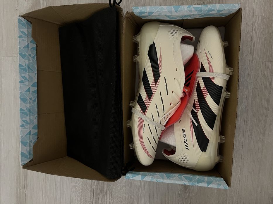 Бутсы adidas Predator Elite FT FG - белые