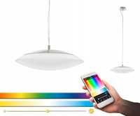 Lampa Sufitowa Wisząca LED 27W 43CM RGB+ Biały Smart Bluetooth